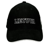 Black Sun Cap with Vytis